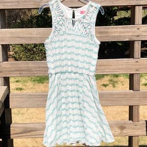Candies Spring Dot Zig Zag Sundress Cutout XS